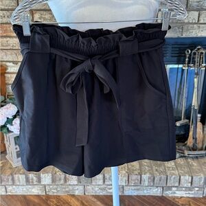 Grace Karin Black High Waist Shorts